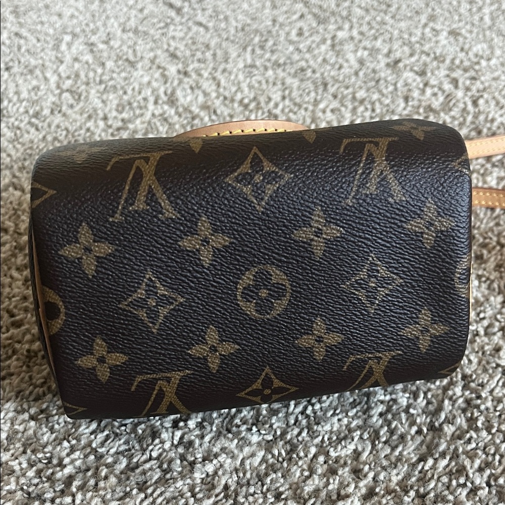 Louis Vuitton Nano Speedy Monogram Mini Crossbody Bag - Picture 9 of 16
